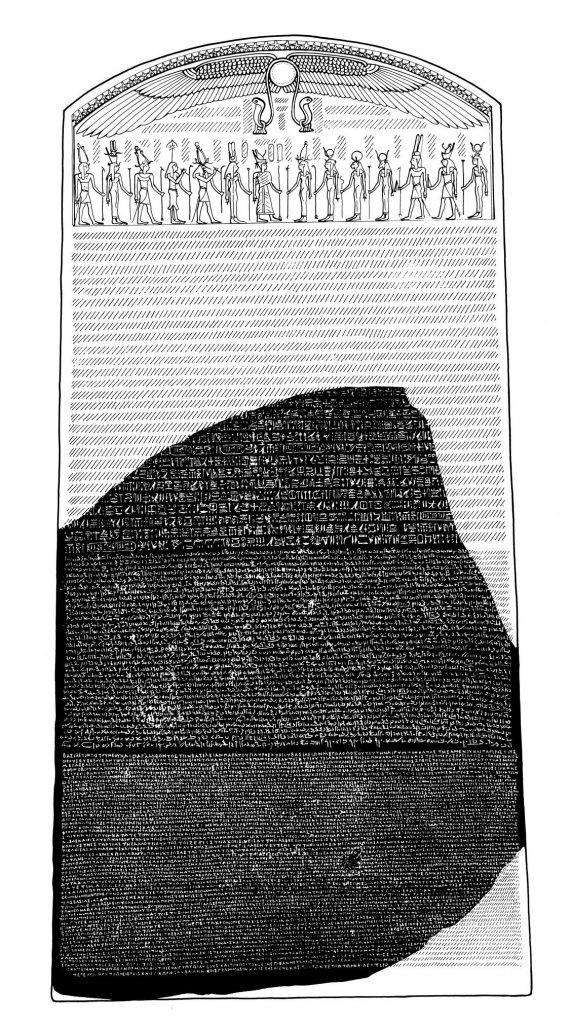 罗塞塔石碑(The Rosetta Stone)