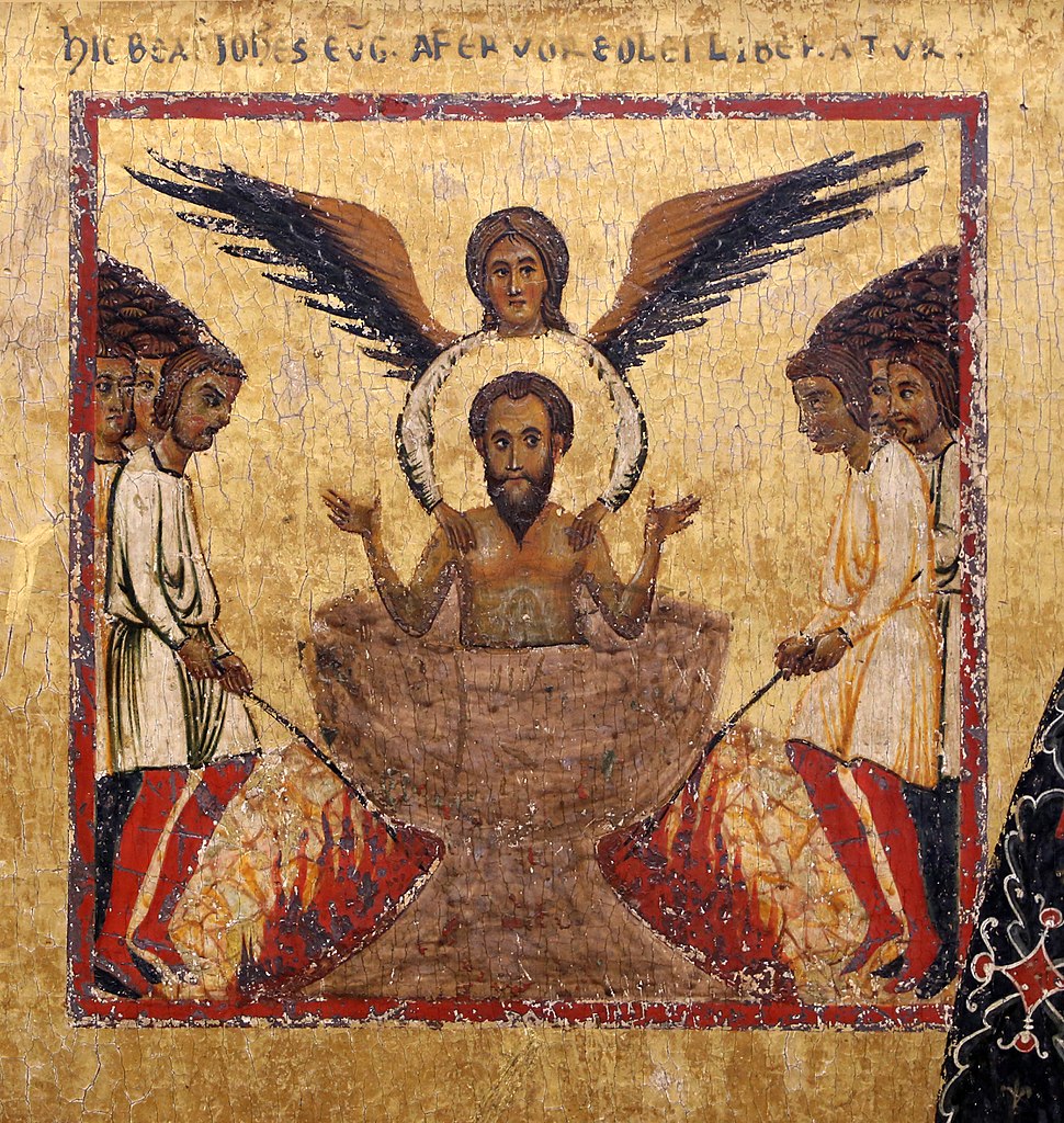 《圣母子登基及叙事图》The Virgin and Child Enthroned, with Scenes of the Nativity and the Lives of the Saints
