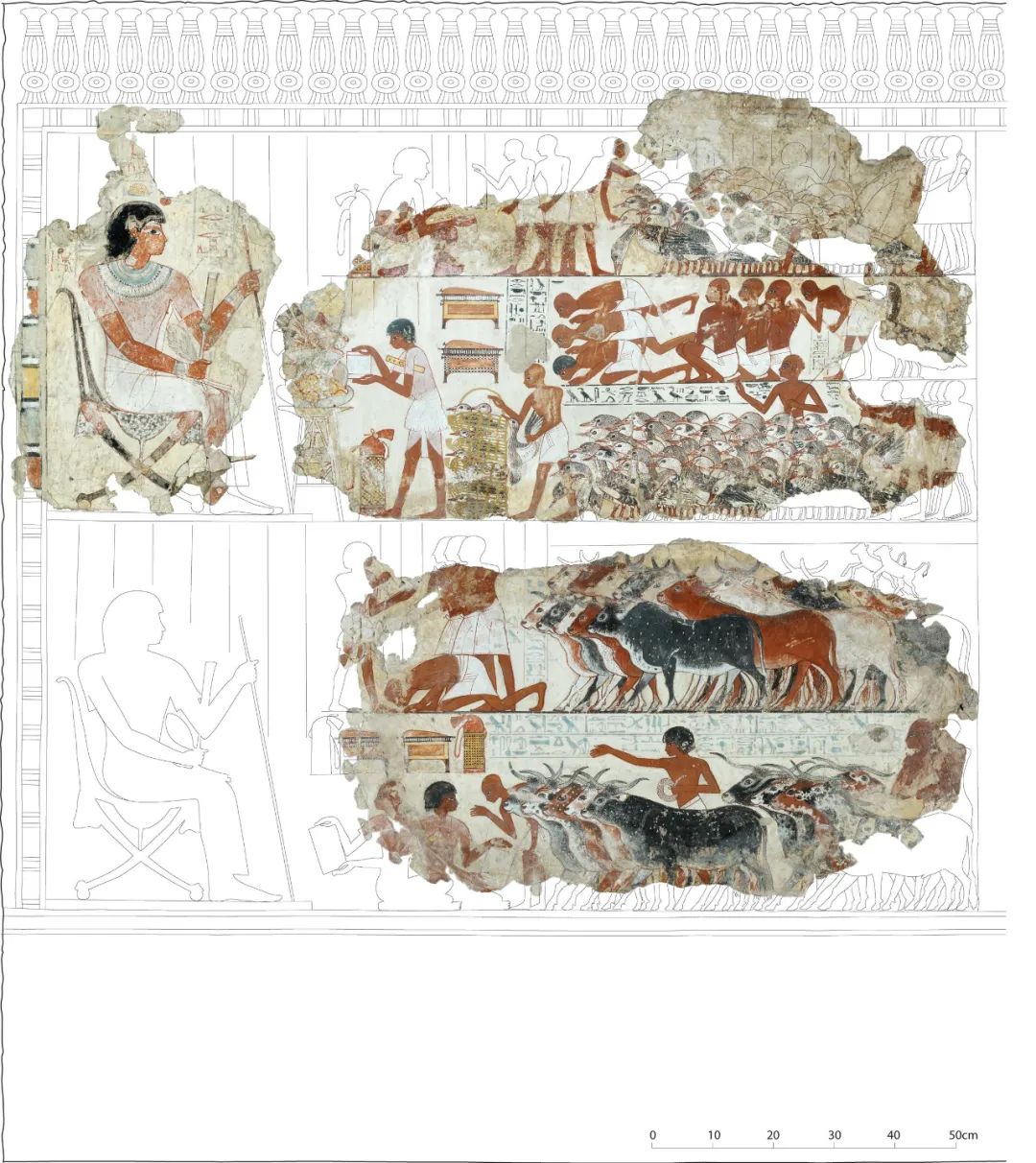 内巴蒙的墓葬壁画Tomb-painting Representing Nebamun