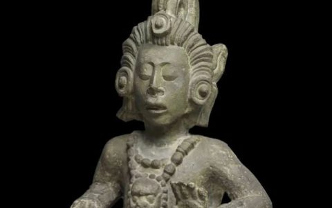 玛雅玉米神的雕像-Maya Maize God