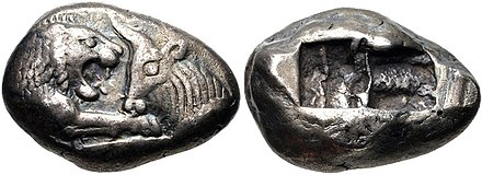 克罗伊斯金币 Gold coin of Croesus