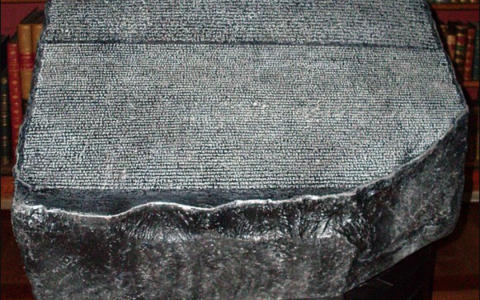 罗塞塔石碑复制品&托马斯·扬的信