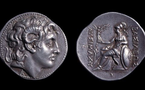 带亚历山大头像的银币 (Lysimachus Coin)
